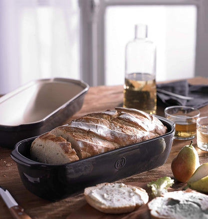 Emile Henry Large Bread Loaf Baker - Charcoal