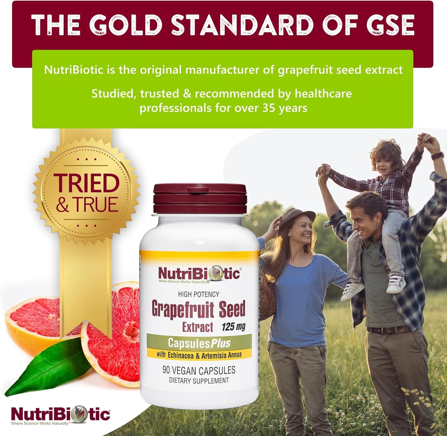 Nutribiotic Grapefruit Seed Extract CapsulesPlus 90 caps