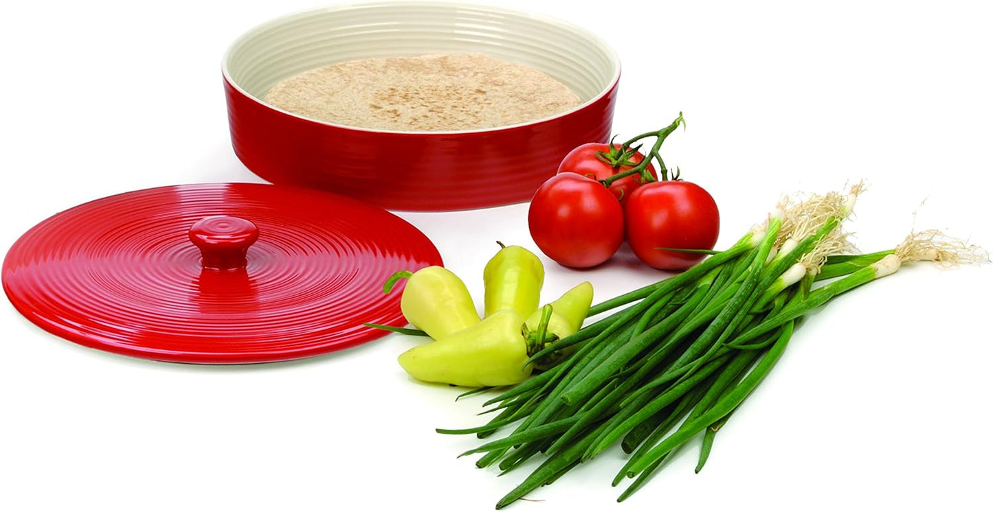 Tortilla Warmer 10 inch Red