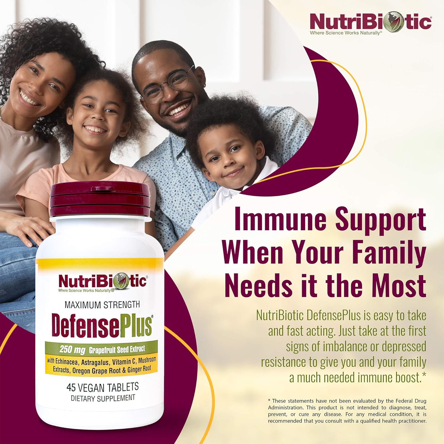 Nutribiotic DefensePlus 45 tabs
