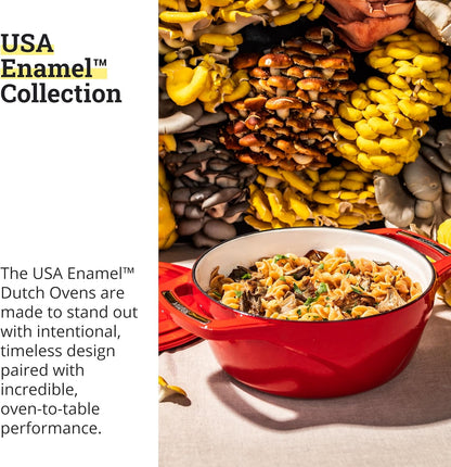 Lodge Enamel 4.5 qt. Dutch Oven - Cherry On Top (Red)