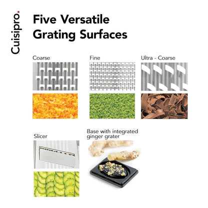 CuisiPro 4 Sided Etched Box Grater