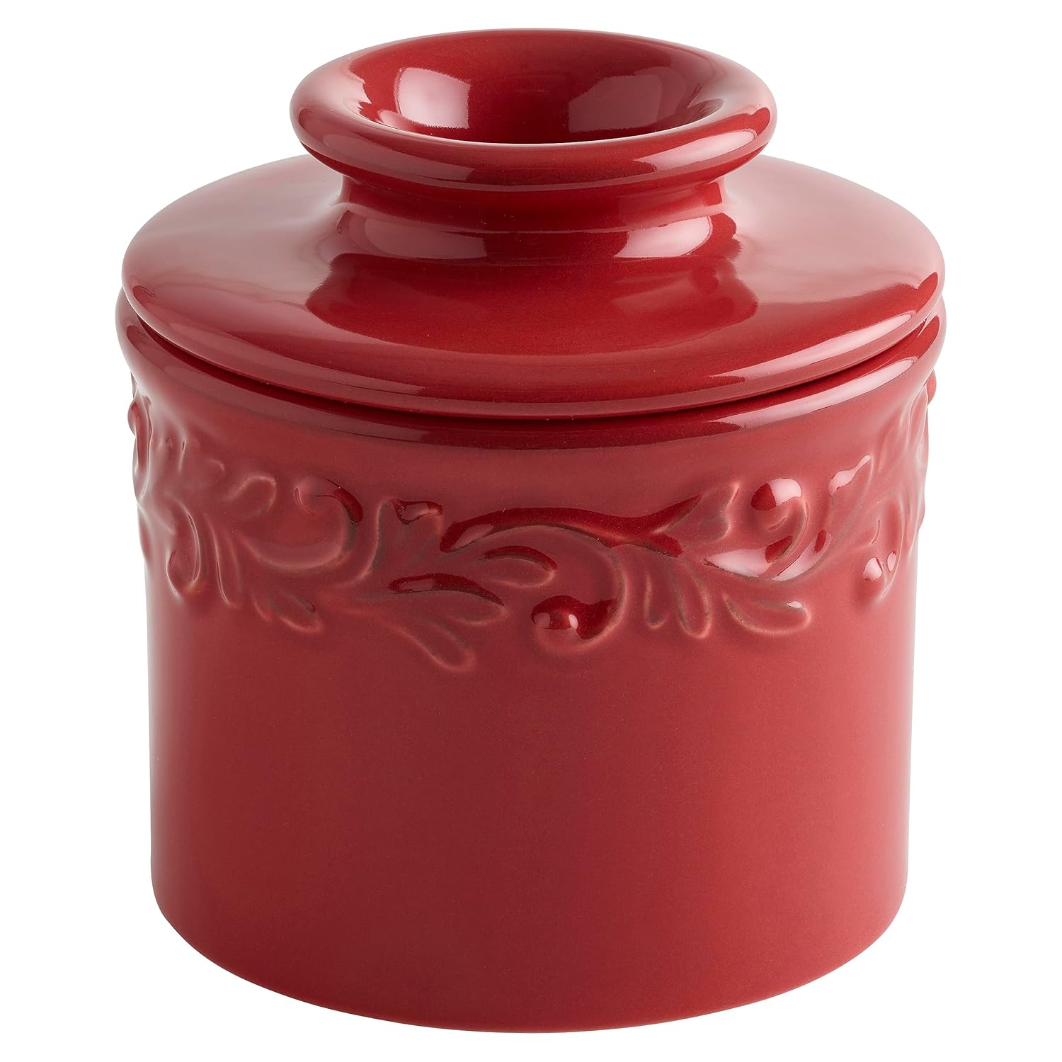 Butter Bell Crock Rouge Antique