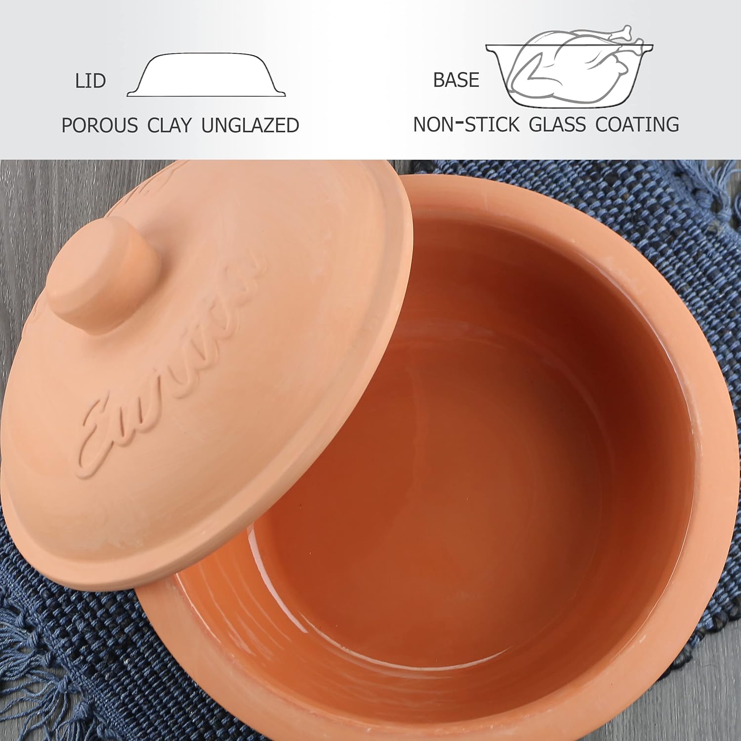 Eurita Clay Dutch Oven 4QT