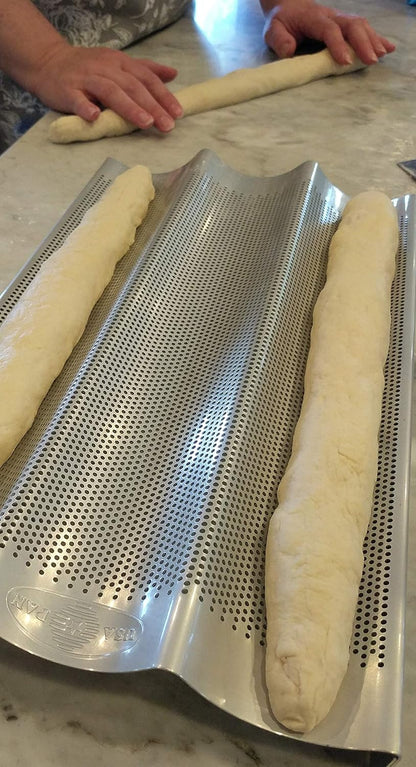 USA French Baguette Pan Non-stick  (3 Channel)