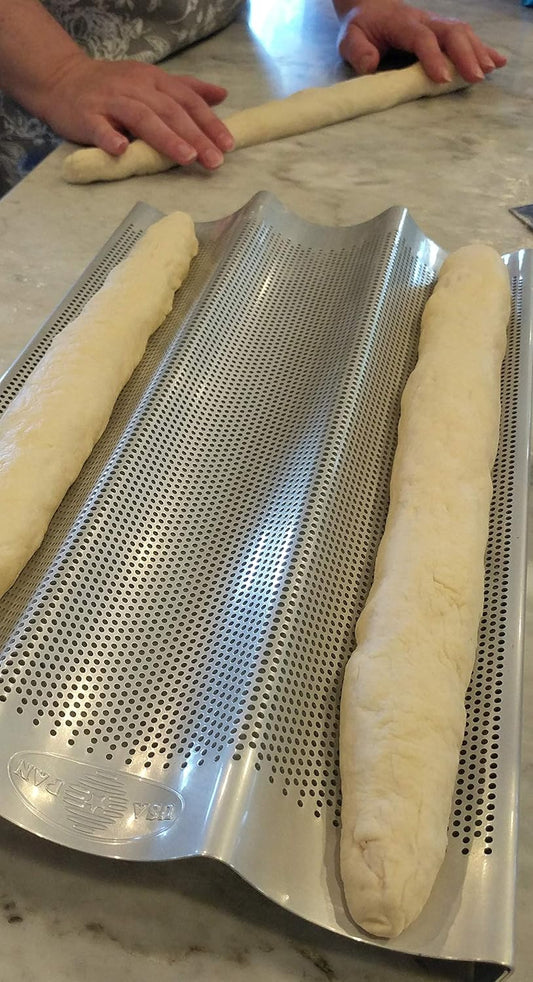 USA French Baguette Pan Non-stick  (3 Channel)