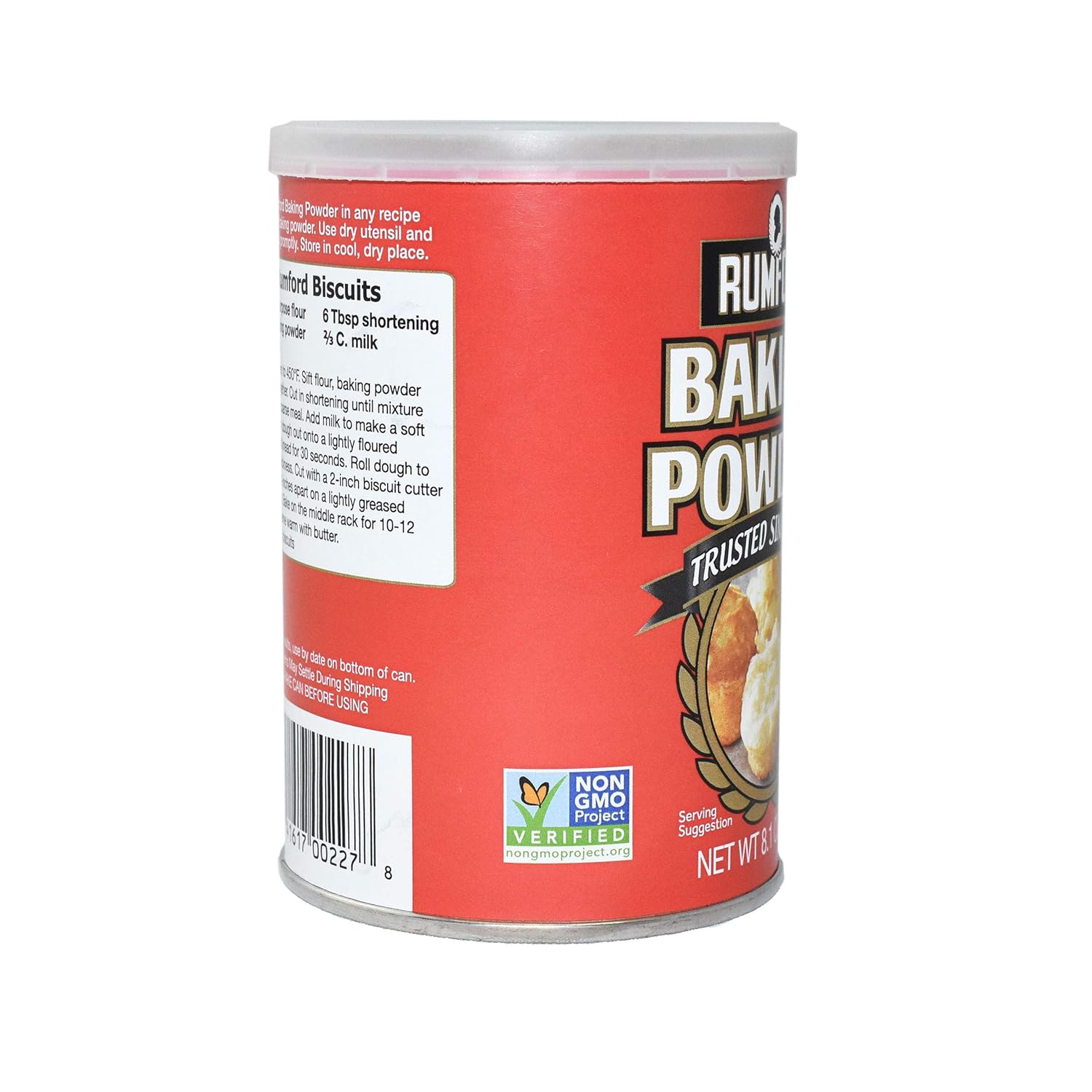 Rumford Baking Powder  8.1 oz.