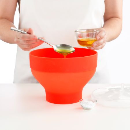 LeKue Popcorn Popper RED