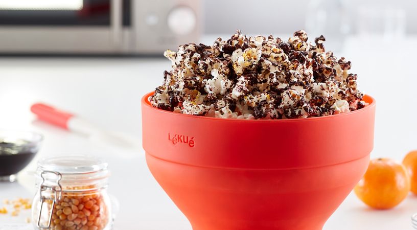 LeKue XL Popcorn Popper RED