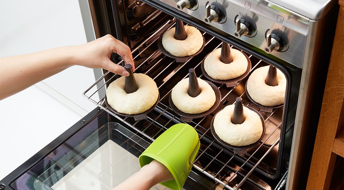 Lekue Silicone Bagel Form - Set of 6