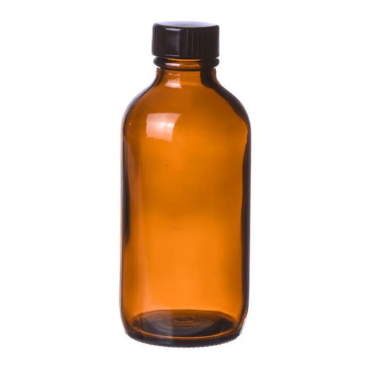 8 Ounce Amber Glass Bottle