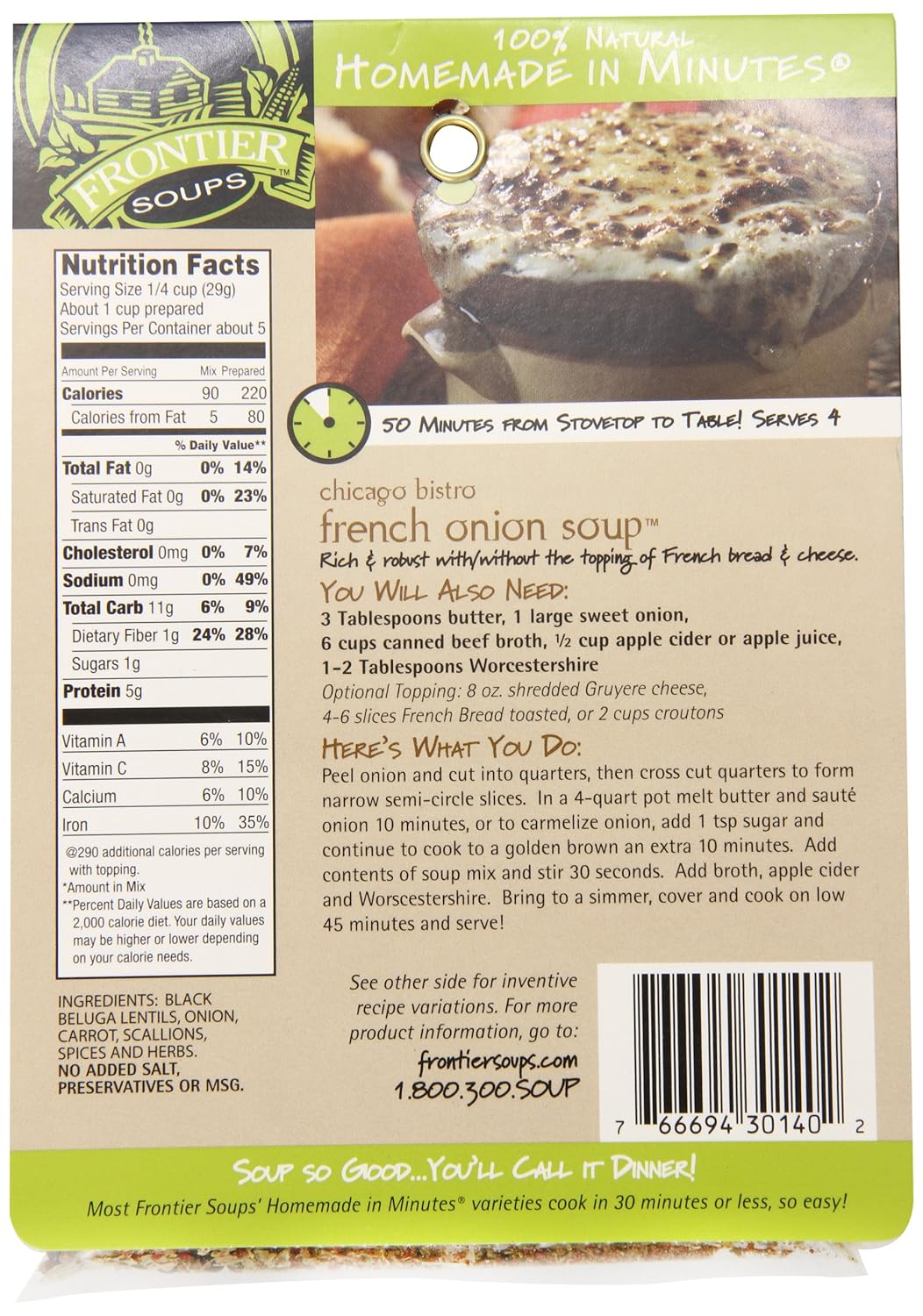 Chicago Bistro French Onion Mix - 4.75oz.