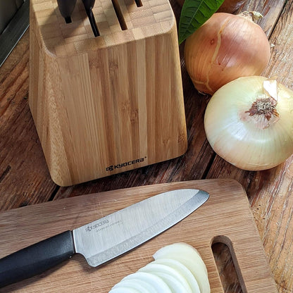 Ceramic Knife, 5.5 inch Santoku Black