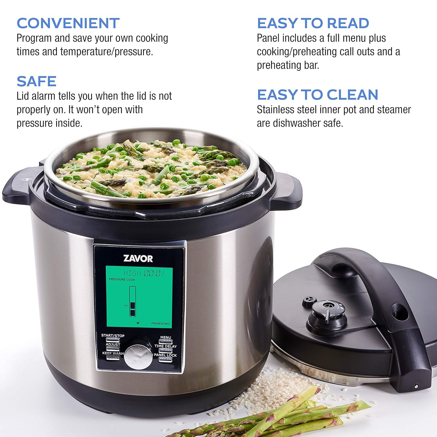 Zavor LUX LCD Multi Cooker 8QT (ZSELL03)