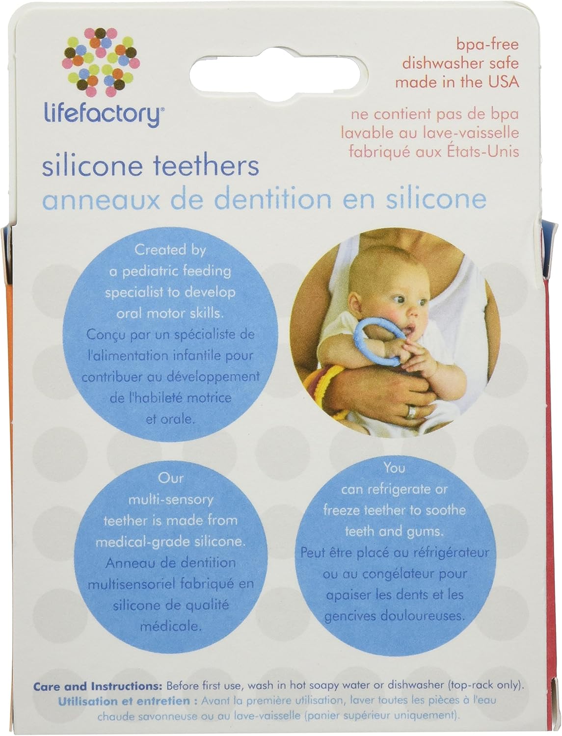 Lifefactory Multi-sensory Teether SPR GREEN/YELLOW