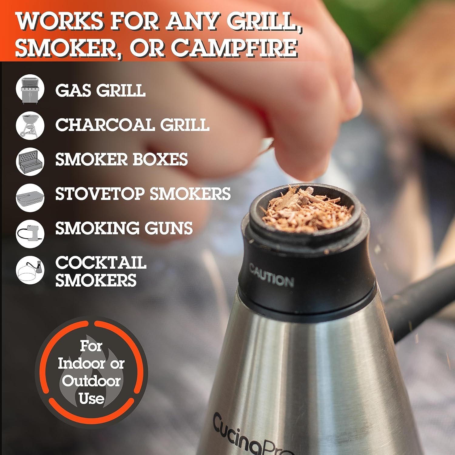 Hickory Smoking Chips 1 Pint