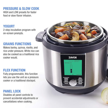 Zavor LUX LCD Multi Cooker 8QT (ZSELL03)