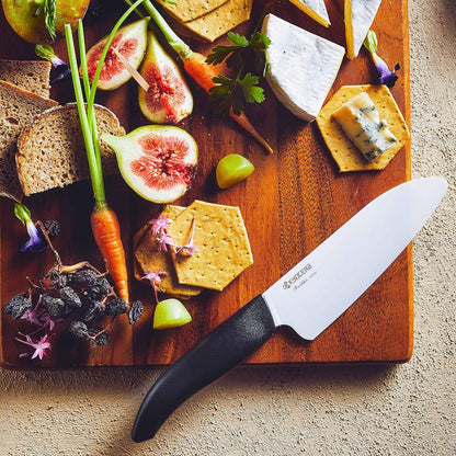 Ceramic Knife Gift Set: 3 inch Paring 5.5 inch Santoku