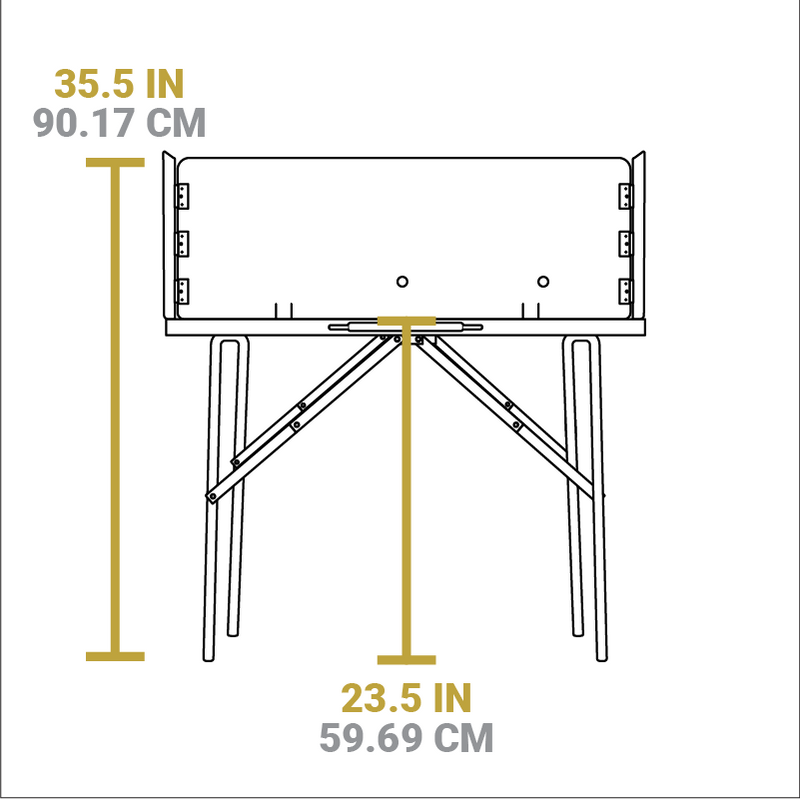 Lodge Outdoor Cooking Table 15.9 L x31.4 W x 35.5 H