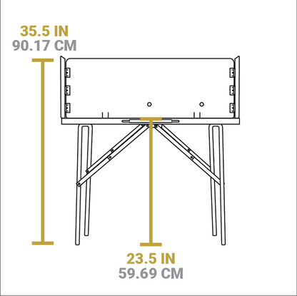 Lodge Outdoor Cooking Table 15.9 L x31.4 W x 35.5 H