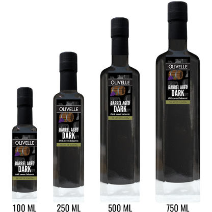 Infused Vinegars from Olivelle (Barrell Aged Dark Balsamic - 500ml)
