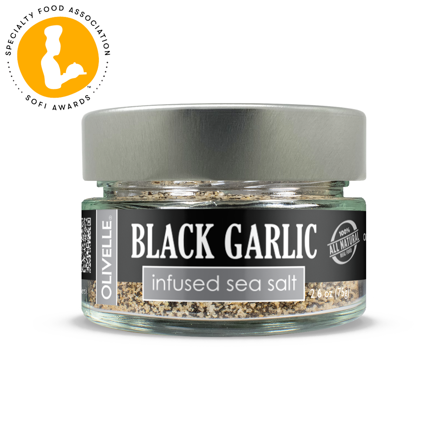Black Garlic Sea Salt 2.6 oz (75g)