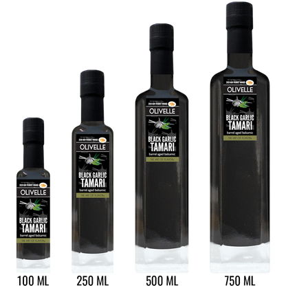Infused Vinegars from Olivelle (Black Garlic Tamari Soy - 750ml)