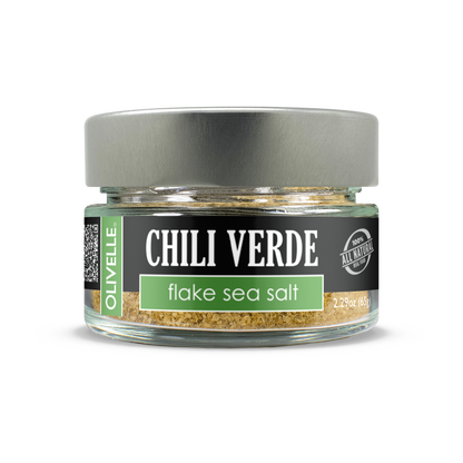 Chili Verde Flake Sea Salt 1.58 oz. (45g)
