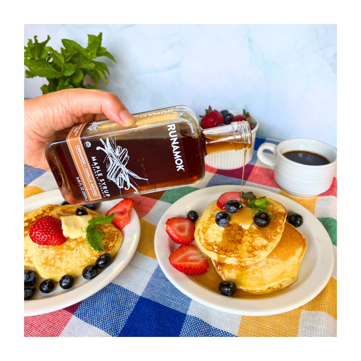 Cinnamon and Vanilla Infused Organic Maple Syrup 8.45 fl. oz. -250ml