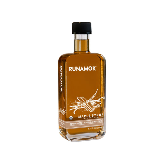 Cinnamon and Vanilla Infused Organic Maple Syrup 8.45 fl. oz. -250ml