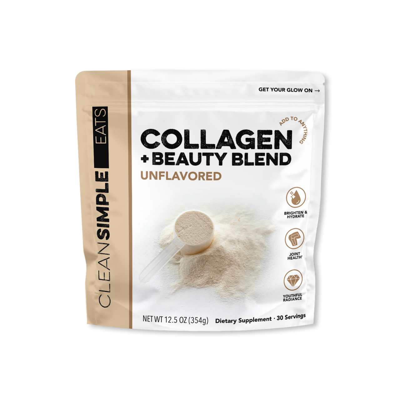CSE - Unflavored - Super Collagen Mix - 30 serving bag