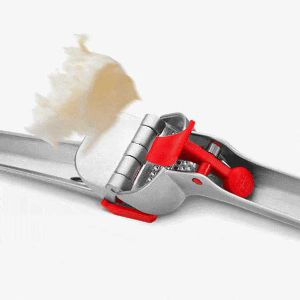 Garject - Stainless and Red (Garlic Press)