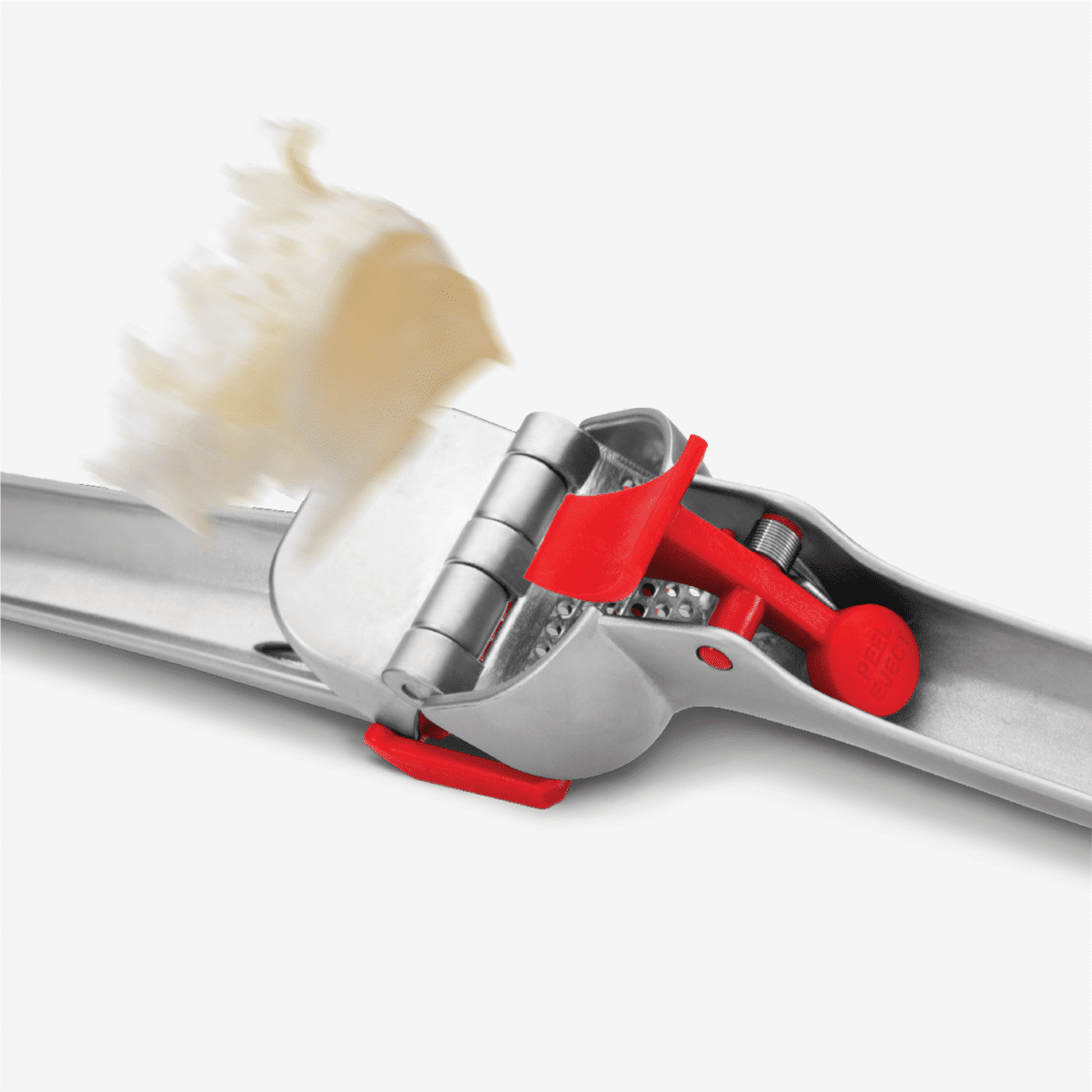 Garject - Stainless and Red (Garlic Press)