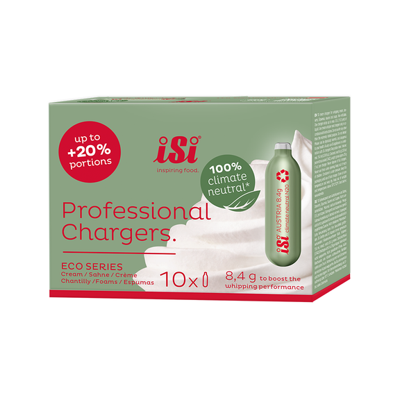 Eco Series N2O Profesional Chargers 10- pk For Eco Creative Whip Cream Maker