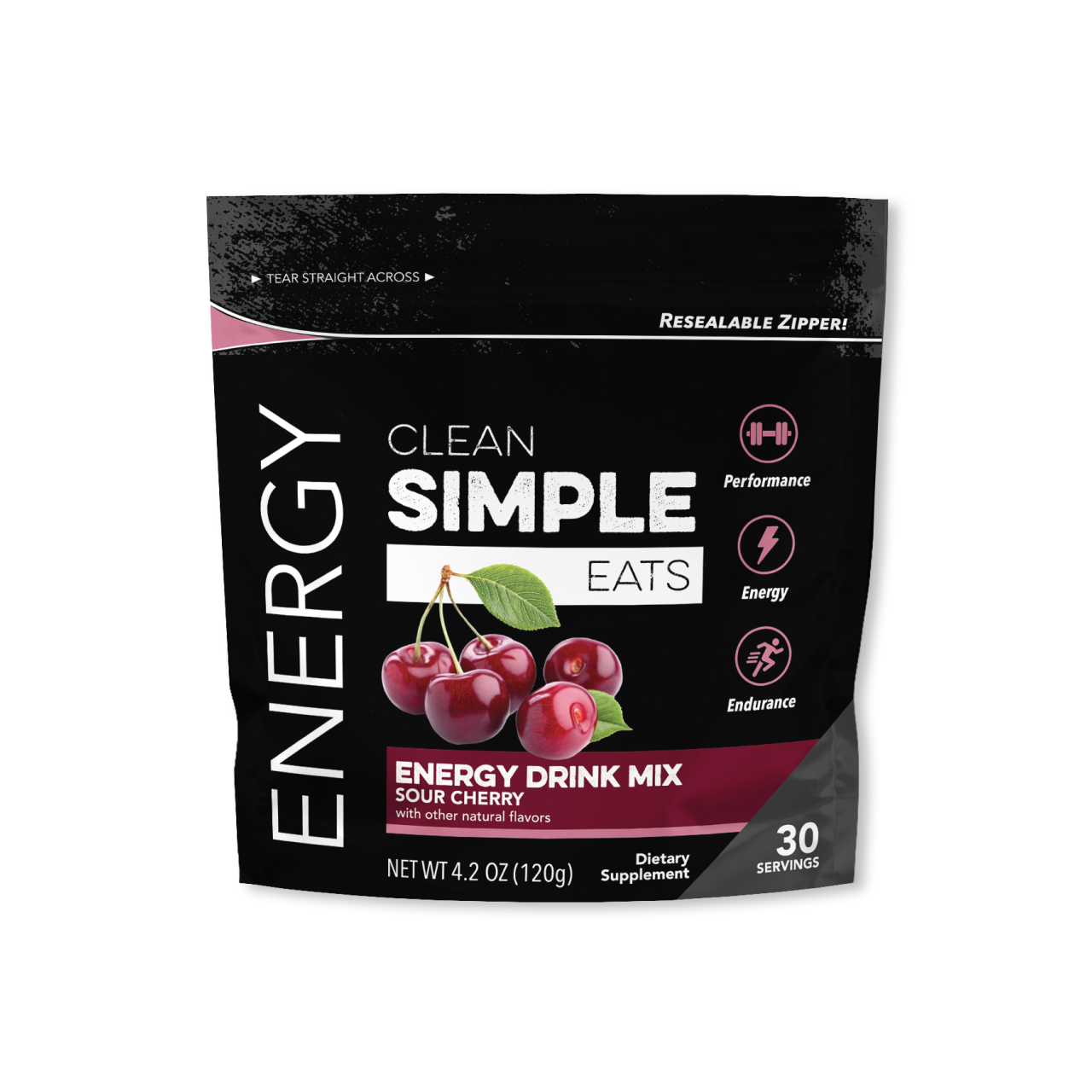 CSE - Energy- Sour Cherry -30 servings bag