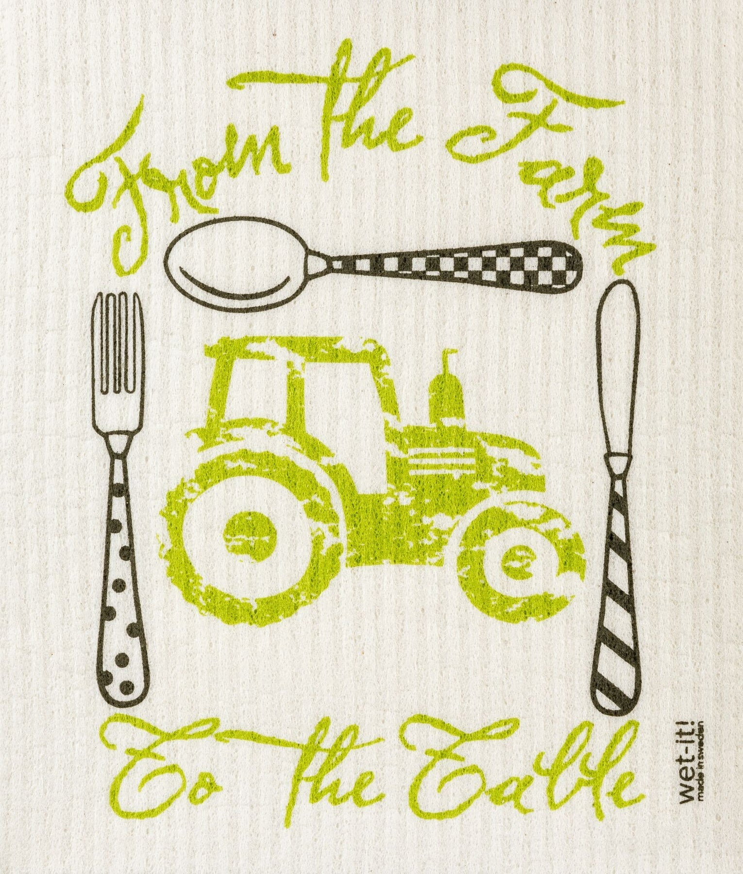 Wet-it! Swedish Cloth - Farm To Table 6.75in.x8in.