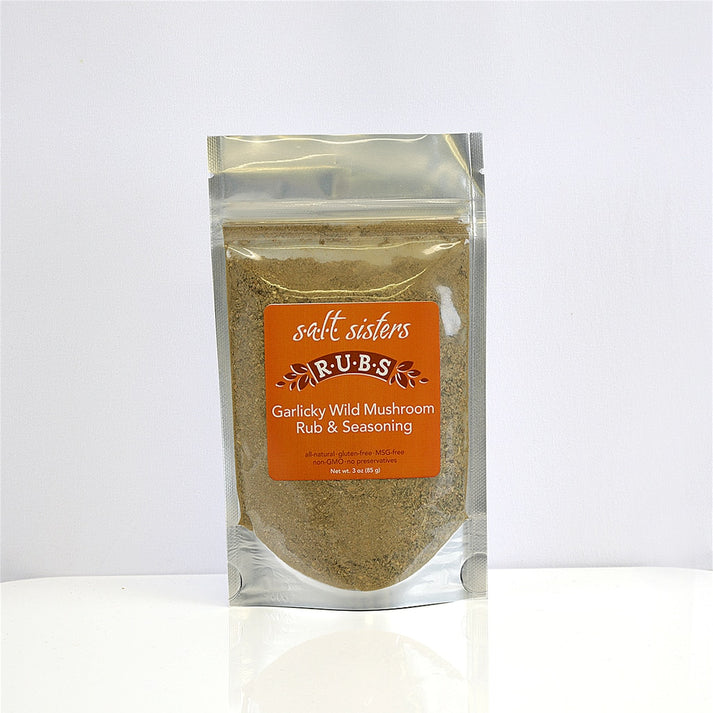Garlicky Wild Mushroom Rub & Seasoning 3oz