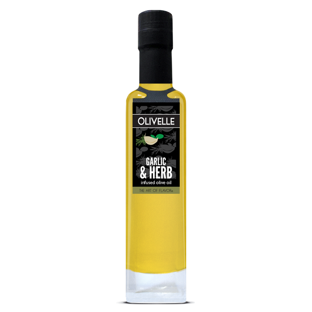 Infused Olive Oil from Olivelle (Garlic & Herb - 250ml)