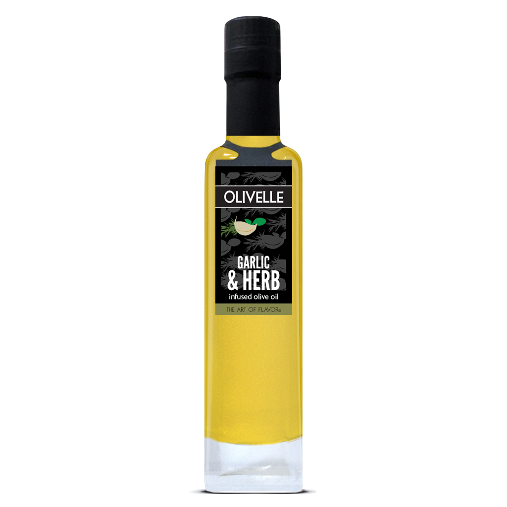 Infused Olive Oil from Olivelle (Garlic & Herb - 750ml)