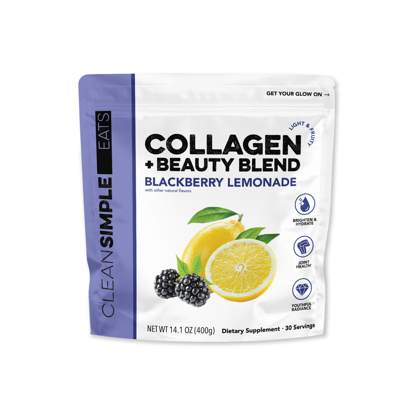CSE - Blackberry Lemonade Super Collagen Mix - 30 serving bag