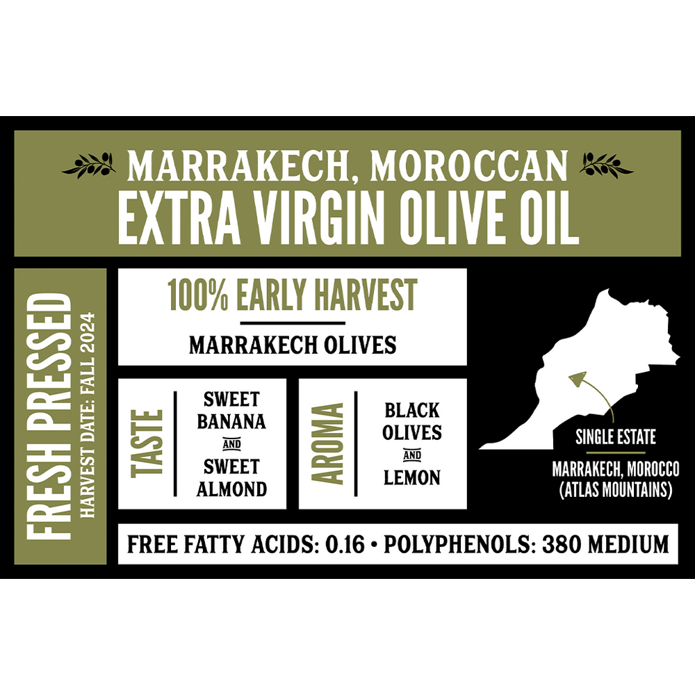 Infused Olive Oil from Olivelle (Marrakech Moroccan EVOO (not infused) - 750ml)