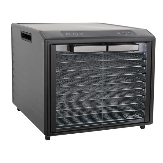 Excalibur 10-Tray Select Digital Food Dehydrator - Stainless Steel  w/FREE Shipping
