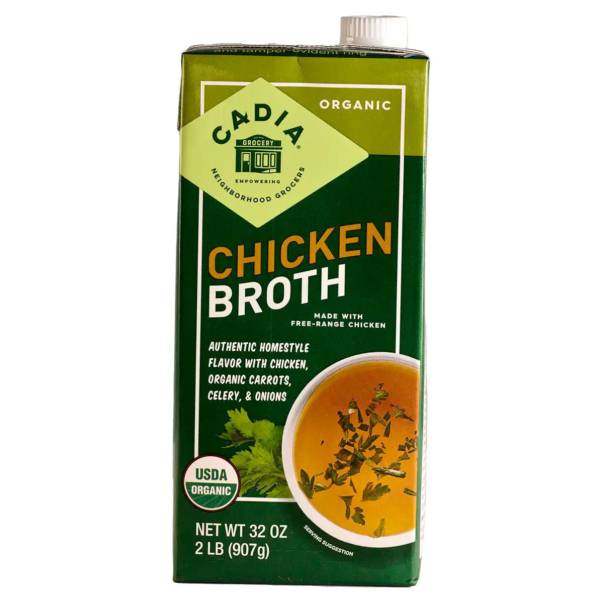 Cadia Free Range Chicken Broth ORGANIC 32oz