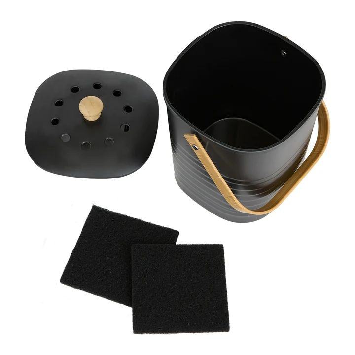 Bamboo / Melamine Composter - BLACK