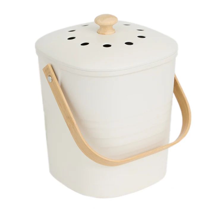 Bamboo / Melamine Composter -WHITE