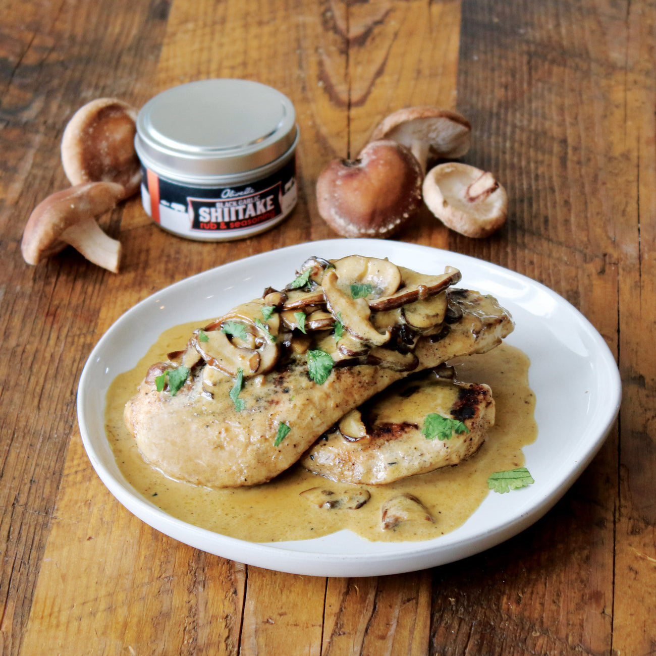 Black Garlic Shiitake Rub & Seasoning 1.76 oz (50g)
