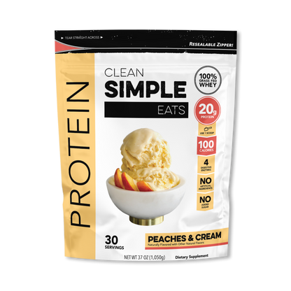 CSE - Peaches and Cream Protein Powder - 30 serving bag