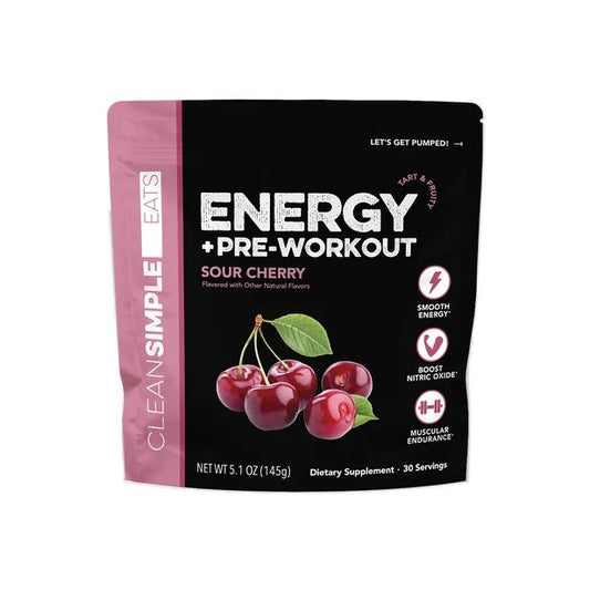 CSE - Energy Pre-Workout - Sour Cherry -30 servings bag