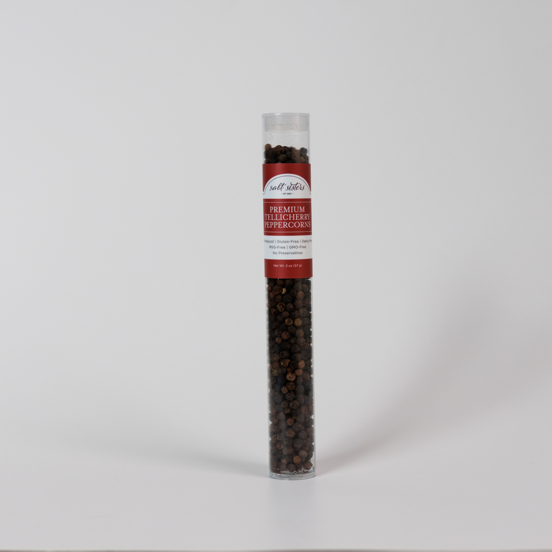 Premium Tellicherry Peppercorns 2 oz. Tube