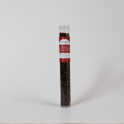 Premium Tellicherry Peppercorns 2 oz. Tube